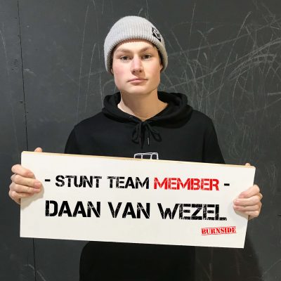 Burnside team member Daan van Wezel